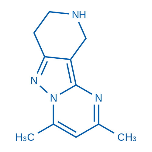2,4-Dimethyl-7,8,9,10-tetrahydropyrido[4',3':3,4]pyrazolo[1,5-a]pyrimidine 1g