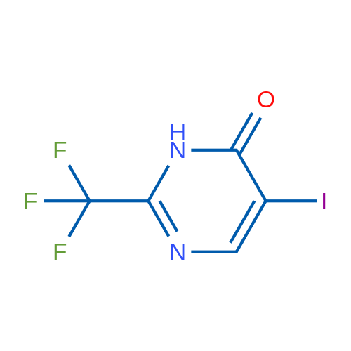 5-Iodo-2-(trifluoromethyl)pyrimidin-4(3H)-one 1g