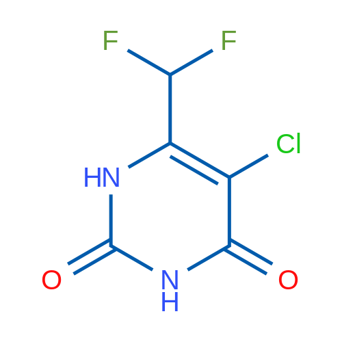 5-Chloro-6-(difluoromethyl)pyrimidine-2,4(1H,3H)-dione 1g