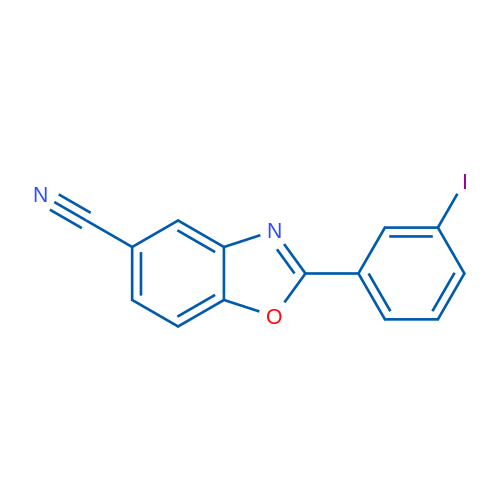 2-(3-Iodophenyl)benzo[d]oxazole-5-carbonitrile 1g