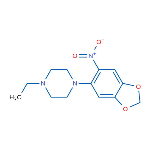 1-Ethyl-4-(6-nitrobenzo[d][1,3]dioxol-5-yl)piperazine 1g