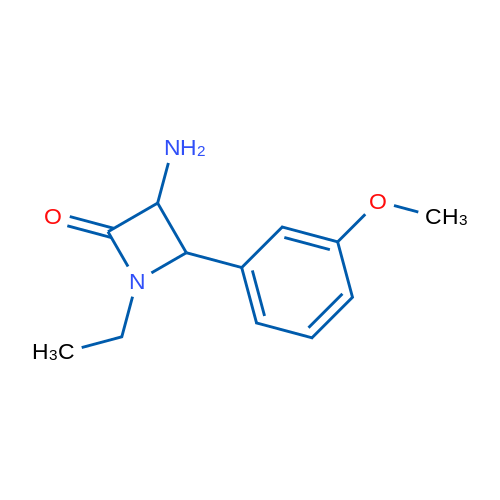 3-Amino-1-ethyl-4-(3-methoxyphenyl)azetidin-2-one 1g