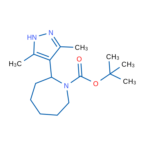 tert-Butyl 2-(3,5-dimethyl-1H-pyrazol-4-yl)azepane-1-carboxylate 1g