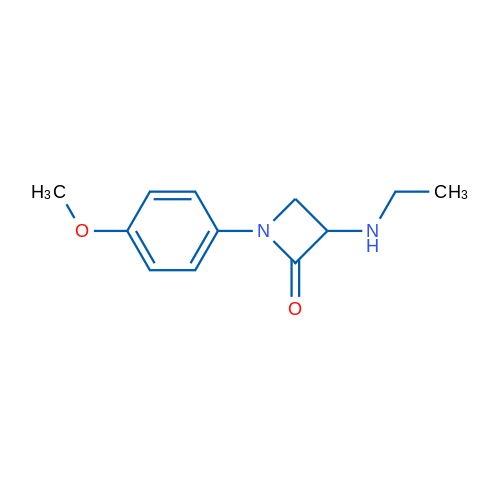 3-(Ethylamino)-1-(4-methoxyphenyl)azetidin-2-one 1g