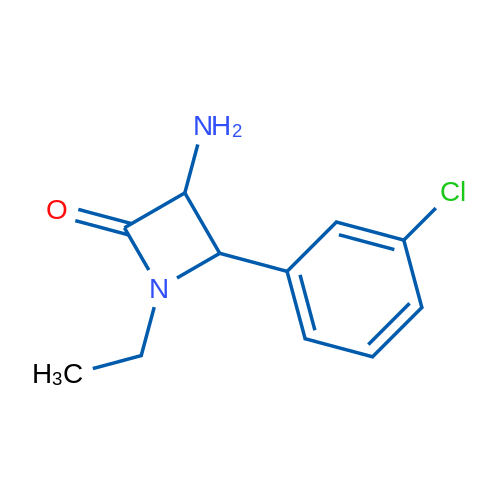 3-Amino-4-(3-chlorophenyl)-1-ethylazetidin-2-one 1g