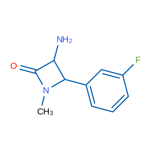 3-Amino-4-(3-fluorophenyl)-1-methylazetidin-2-one 1g