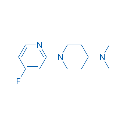 1-(4-Fluoropyridin-2-yl)-N,N-dimethylpiperidin-4-amine 1g