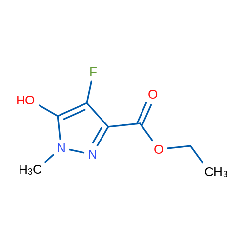 Ethyl 4-fluoro-5-hydroxy-1-methyl-1H-pyrazole-3-carboxylate 1g