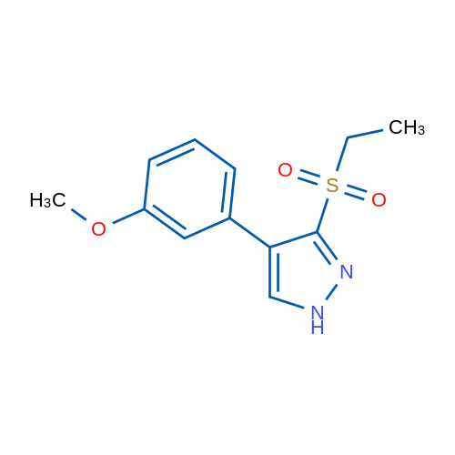 3-(Ethylsulfonyl)-4-(3-methoxyphenyl)-1H-pyrazole 1g