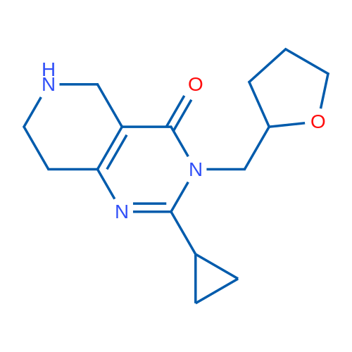 2-Cyclopropyl-3-((tetrahydrofuran-2-yl)methyl)-5,6,7,8-tetrahydropyrido[4,3-d]pyrimidin-4(3H)-one 1g