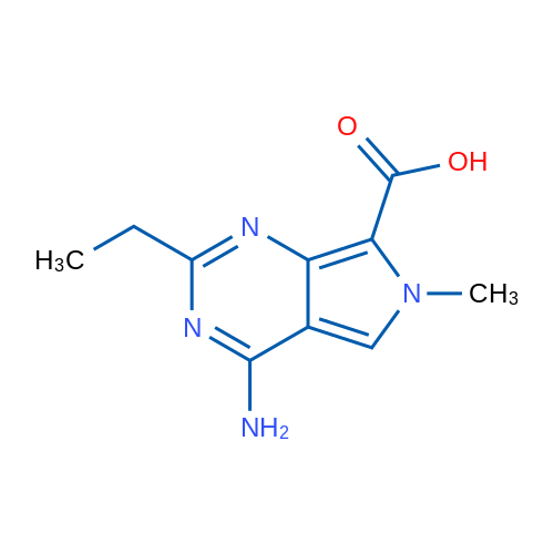 4-Amino-2-ethyl-6-methyl-6H-pyrrolo[3,4-d]pyrimidine-7-carboxylic acid 1g