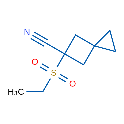 5-(Ethylsulfonyl)spiro[2.3]hexane-5-carbonitrile 1g