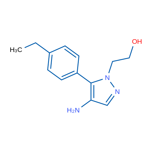 2-(4-Amino-5-(4-ethylphenyl)-1H-pyrazol-1-yl)ethanol 1g