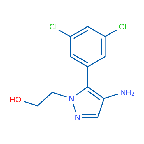 2-(4-Amino-5-(3,5-dichlorophenyl)-1H-pyrazol-1-yl)ethanol 1g