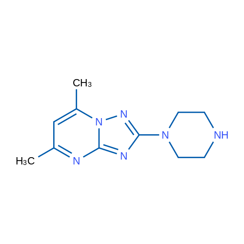 5,7-Dimethyl-2-(piperazin-1-yl)-[1,2,4]triazolo[1,5-a]pyrimidine 1g