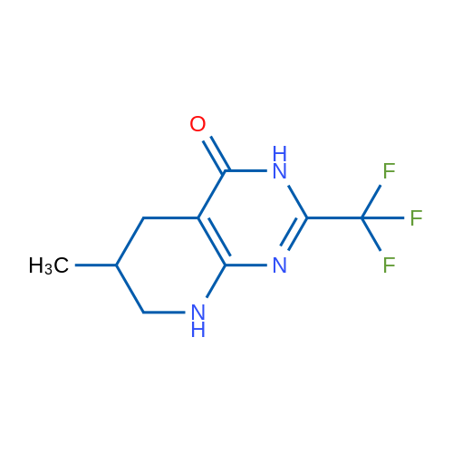 6-Methyl-2-(trifluoromethyl)-5,6,7,8-tetrahydropyrido[2,3-d]pyrimidin-4(3H)-one 1g