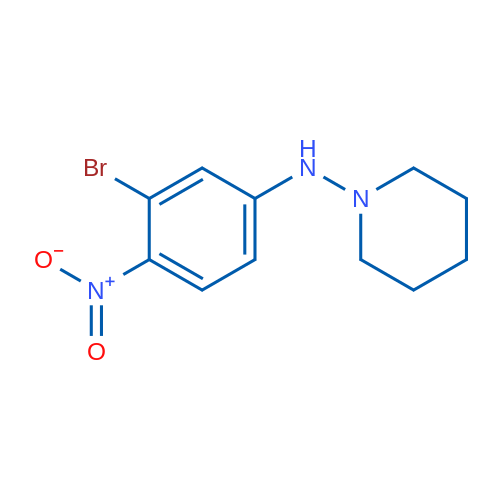 N-(3-Bromo-4-nitrophenyl)piperidin-1-amine 1g