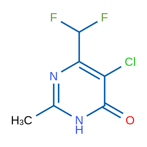 5-Chloro-6-(difluoromethyl)-2-methylpyrimidin-4(3H)-one 1g