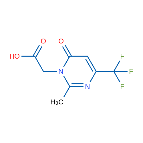 2-(2-Methyl-6-oxo-4-(trifluoromethyl)pyrimidin-1(6H)-yl)acetic acid 1g