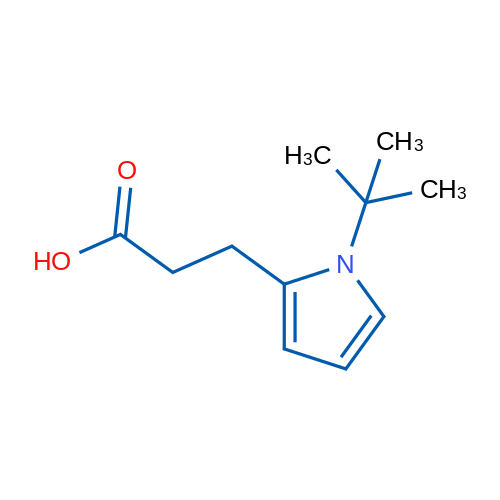 3-(1-(tert-Butyl)-1H-pyrrol-2-yl)propanoic acid 1g