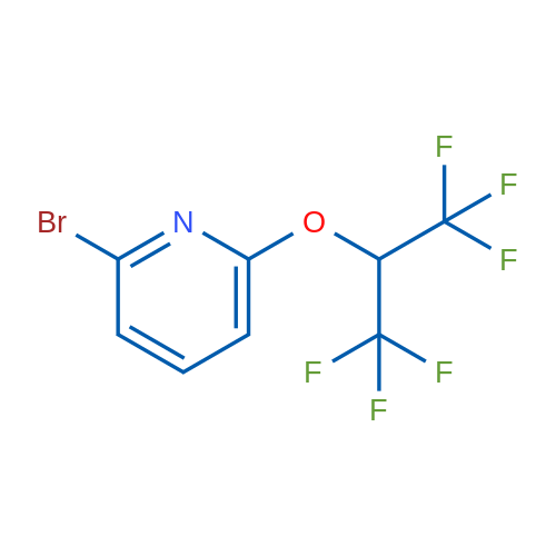 2-Bromo-6-((1,1,1,3,3,3-hexafluoropropan-2-yl)oxy)pyridine 1g