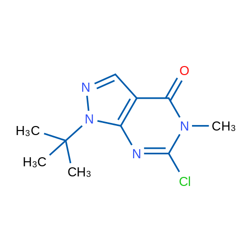 1-(tert-Butyl)-6-chloro-5-methyl-1H-pyrazolo[3,4-d]pyrimidin-4(5H)-one 1g