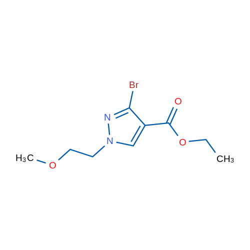 Ethyl 3-bromo-1-(2-methoxyethyl)-1H-pyrazole-4-carboxylate 1g