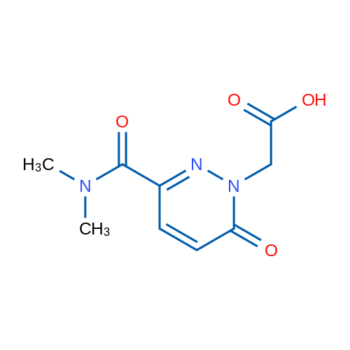2-(3-(Dimethylcarbamoyl)-6-oxopyridazin-1(6H)-yl)acetic acid 1g