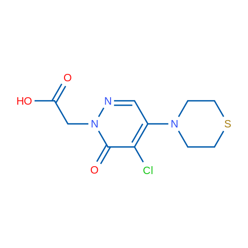 2-(5-Chloro-6-oxo-4-thiomorpholinopyridazin-1(6H)-yl)acetic acid 1g
