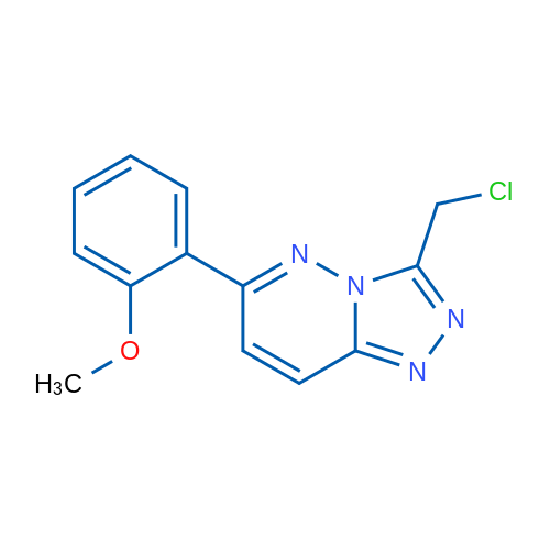 3-(Chloromethyl)-6-(2-methoxyphenyl)-[1,2,4]triazolo[4,3-b]pyridazine 1g
