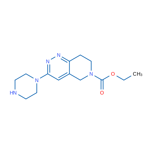 Ethyl 3-(piperazin-1-yl)-7,8-dihydropyrido[4,3-c]pyridazine-6(5H)-carboxylate 1g