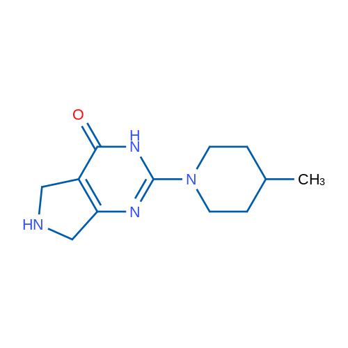 2-(4-Methylpiperidin-1-yl)-6,7-dihydro-3H-pyrrolo[3,4-d]pyrimidin-4(5H)-one 1g