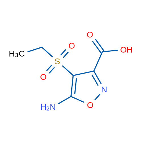 5-Amino-4-(ethylsulfonyl)isoxazole-3-carboxylic acid 1g