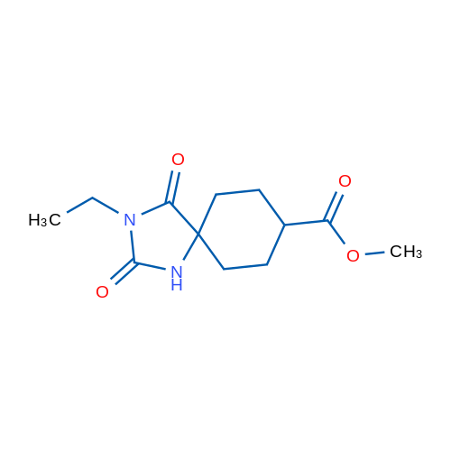 Methyl 3-ethyl-2,4-dioxo-1,3-diazaspiro[4.5]decane-8-carboxylate 1g