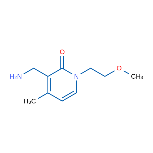 3-(Aminomethyl)-1-(2-methoxyethyl)-4-methylpyridin-2(1H)-one 1g
