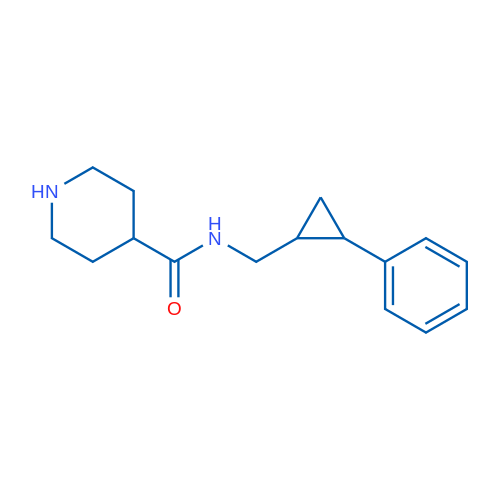 N-((2-Phenylcyclopropyl)methyl)piperidine-4-carboxamide 1g