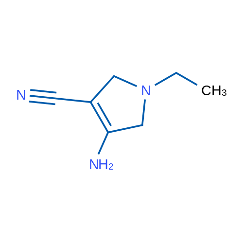 4-Amino-1-ethyl-2,5-dihydro-1H-pyrrole-3-carbonitrile 1g