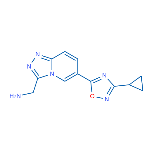 (6-(3-Cyclopropyl-1,2,4-oxadiazol-5-yl)-[1,2,4]triazolo[4,3-a]pyridin-3-yl)methanamine 1g