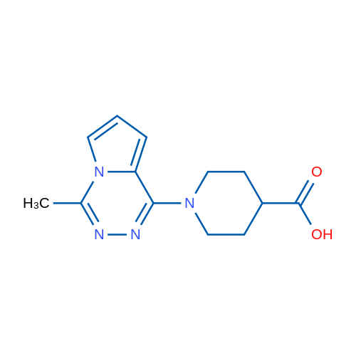 1-(4-Methylpyrrolo[1,2-d][1,2,4]triazin-1-yl)piperidine-4-carboxylic acid 1g