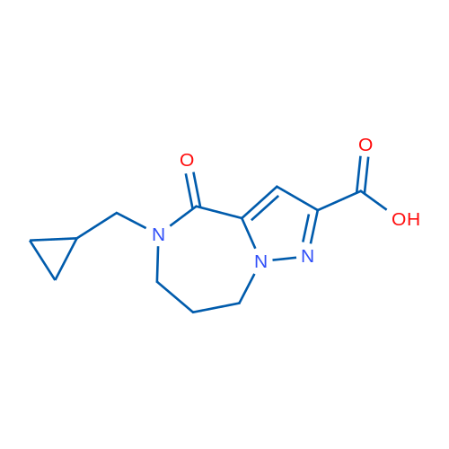 5-(Cyclopropylmethyl)-4-oxo-5,6,7,8-tetrahydro-4H-pyrazolo[1,5-a][1,4]diazepine-2-carboxylic acid 1g