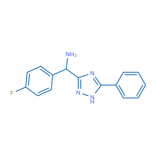 (4-Fluorophenyl)(5-phenyl-1H-1,2,4-triazol-3-yl)methanamine 1g