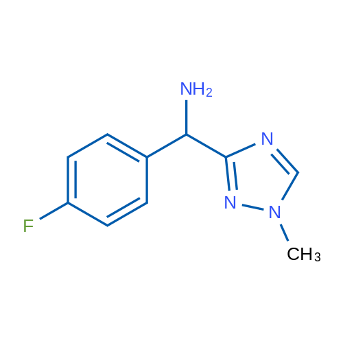 (4-Fluorophenyl)(1-methyl-1H-1,2,4-triazol-3-yl)methanamine 1g