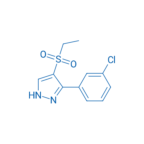 3-(3-Chlorophenyl)-4-(ethylsulfonyl)-1H-pyrazole 1g