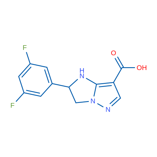 2-(3,5-Difluorophenyl)-2,3-dihydro-1H-imidazo[1,2-b]pyrazole-7-carboxylic acid 1g