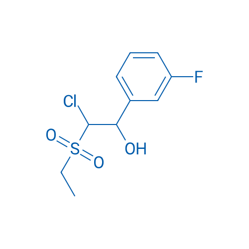 2-Chloro-2-(ethylsulfonyl)-1-(3-fluorophenyl)ethanol 1g