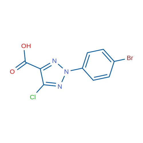 2-(4-Bromophenyl)-5-chloro-2H-1,2,3-triazole-4-carboxylic acid 1g