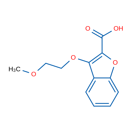 3-(2-Methoxyethoxy)benzofuran-2-carboxylic acid 1g