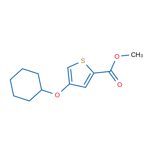 Methyl 4-(cyclohexyloxy)thiophene-2-carboxylate 1g