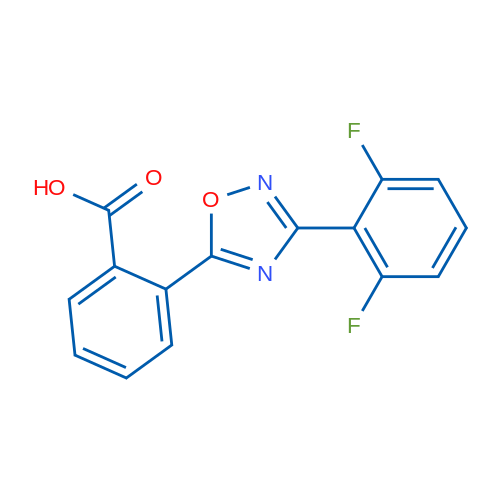 2-(3-(2,6-Difluorophenyl)-1,2,4-oxadiazol-5-yl)benzoic acid 1g