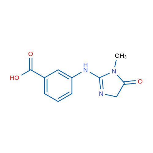 3-((1-Methyl-5-oxo-4,5-dihydro-1H-imidazol-2-yl)amino)benzoic acid 1g